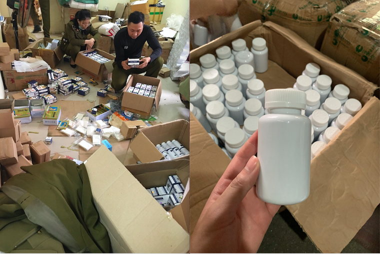 Phát hiện và tạm giữ hàng nghìn lọ thuốc đông y nghi bị làm giả ảnh 1
