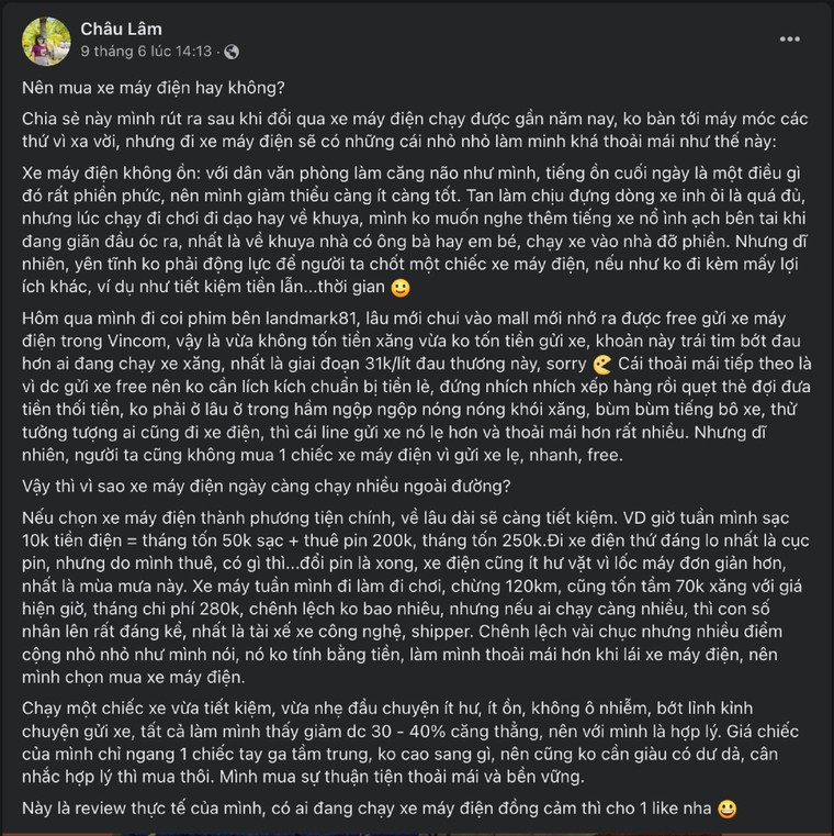 Giá xăng tăng chóng mặt, người Việt ngày càng chuộng xe máy điện ảnh 1