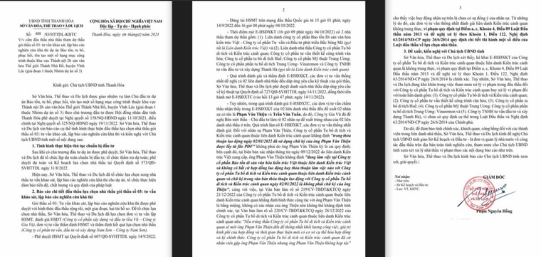 Thanh Hóa: Doanh nghiệp vi phạm vẫn trúng thầu tại dự án tôn tạo Di sản Lam Kinh ảnh 1
