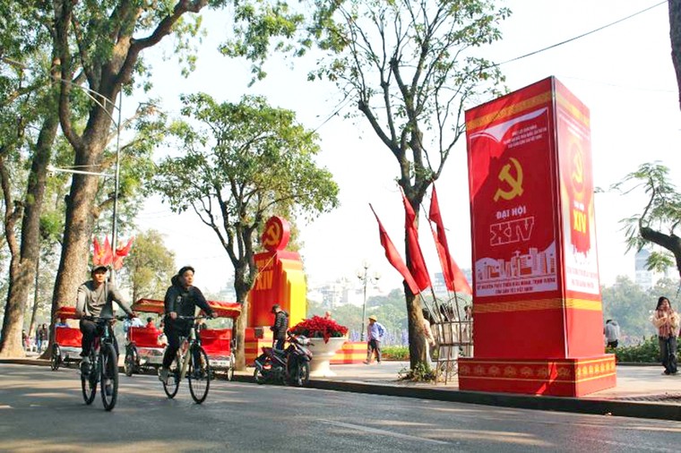 Không khí vui tươi, phấn khởi chào mừng Đại hội đại biểu toàn quốc lần thứ XIV của Đảng ảnh 1