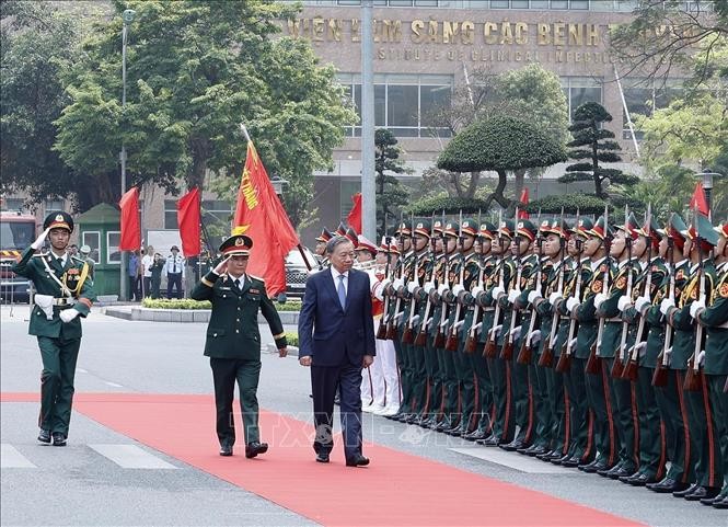 Tổng Bí thư Tô Lâm dự Lễ Kỷ niệm 75 năm Ngày truyền thống của Bệnh viện 108 ảnh 1