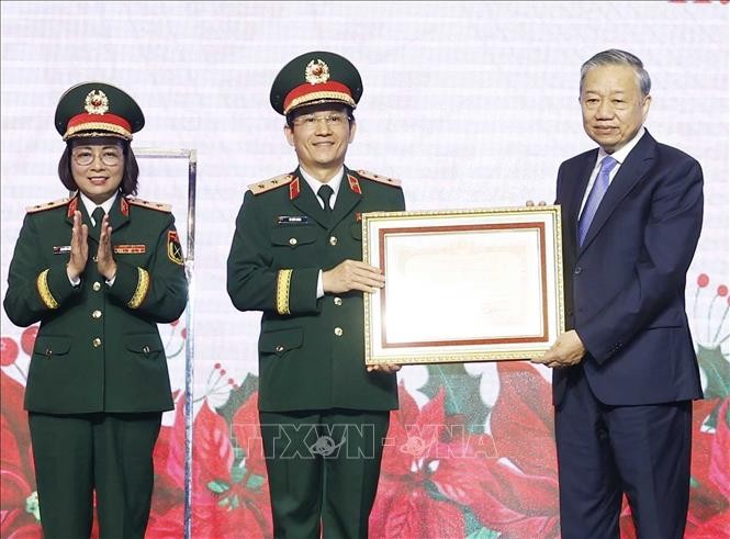 Tổng Bí thư Tô Lâm dự Lễ Kỷ niệm 75 năm Ngày truyền thống của Bệnh viện 108 ảnh 2