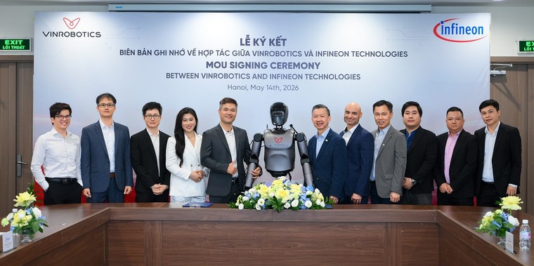 VinRobotics hợp tác cùng Infineon, phát triển công nghệ lõi cho người máy thế hệ mới ảnh 1