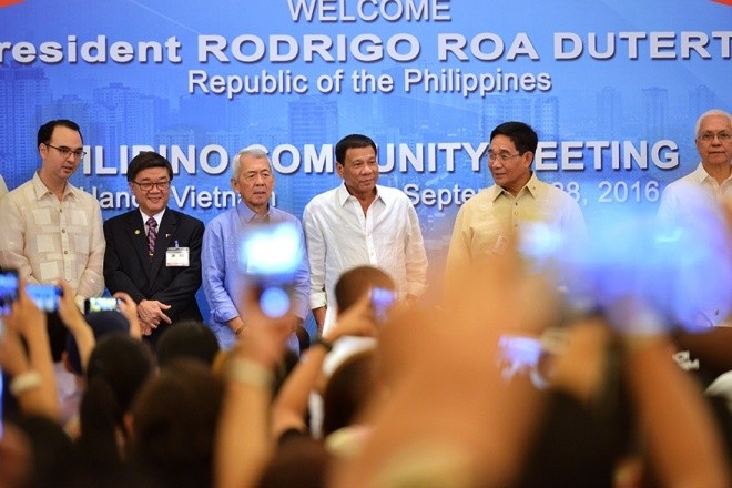 Chuyến thăm Việt Nam đầu tiên của Tổng thống Philippines ảnh 1