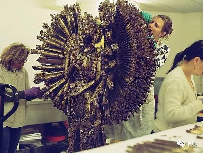 Tượng Quan Âm độc nhất vô nhị Việt Nam sắp 'hồi hương' nhờ công nghệ số ảnh 1