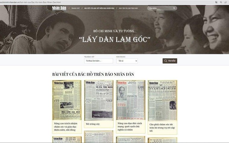 Khai trương Trang thông tin Hồ Chí Minh và tư tưởng “lấy dân làm gốc” ảnh 2