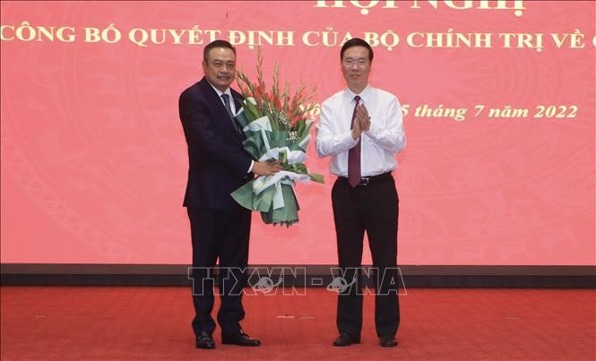 Đồng chí Trần Sỹ Thanh được phân công làm Phó Bí thư Thành ủy Hà Nội ảnh 1