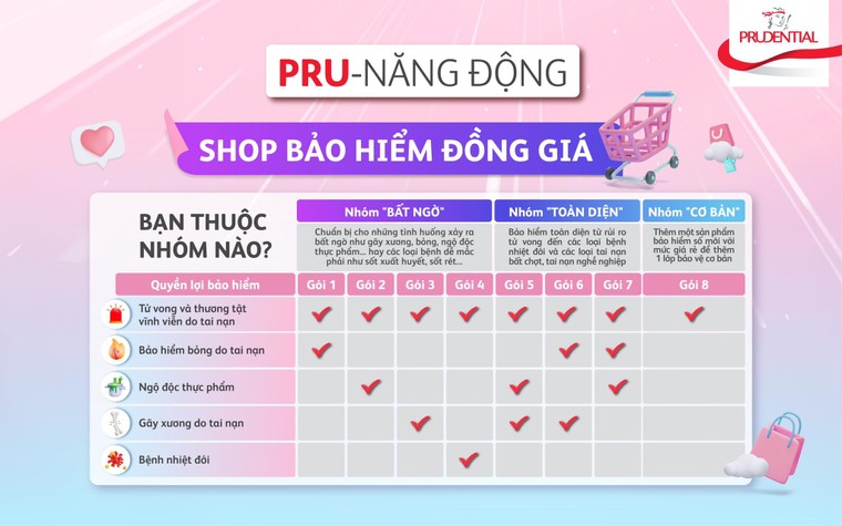 Prudential giới thiệu 'Shop bảo hiểm đồng giá' với mức phí tháng chỉ từ 2.000 đồng ảnh 3