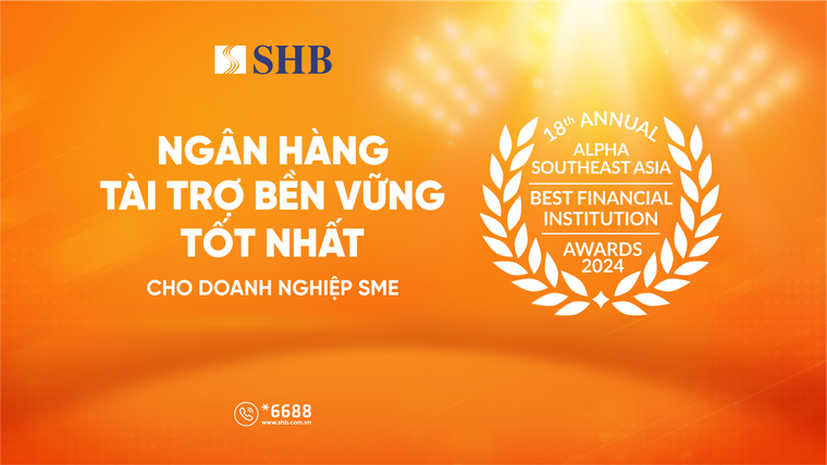 SHB được vinh danh “Ngân hàng tài trợ bền vững tốt nhất dành cho Doanh nghiệp SME” ảnh 1
