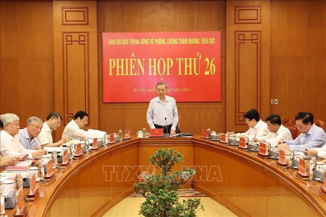Tổng Bí thư, Chủ tịch nước chủ trì Phiên họp thứ 26 BCĐ Trung ương về phòng, chống tham nhũng, tiêu cực ảnh 3