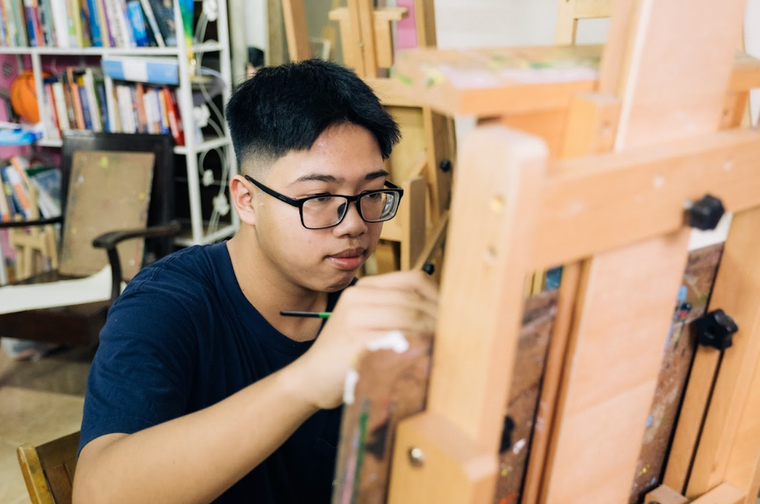 Ngắm cảnh miền núi Đông Bắc qua nét vẽ của nam sinh Gen Z ảnh 1