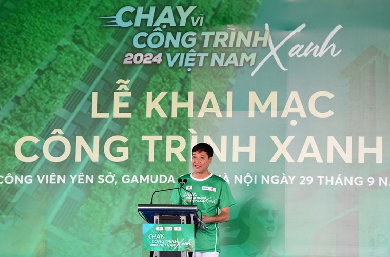 Hơn 1.200 vận động viên tham gia Giải chạy bộ “Vì Công trình xanh Việt Nam năm 2024” ảnh 2