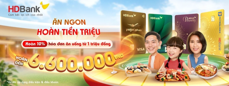 Thẻ tín dụng HDBank - ưu đãi đa tầng, hưởng trọn niềm vui cuối năm ảnh 1
