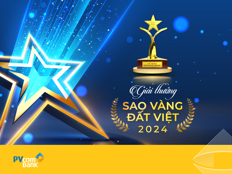 PVcomBank được vinh danh TOP 100 Sao Vàng đất Việt 2024 ảnh 1