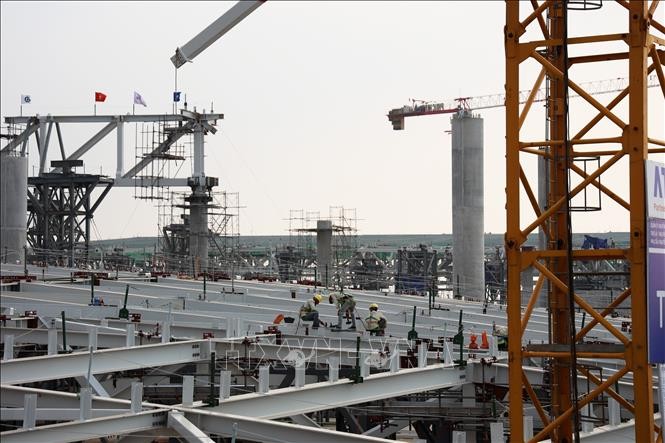 Đại công trường sân bay Long Thành thi công xuyên Tết ảnh 1