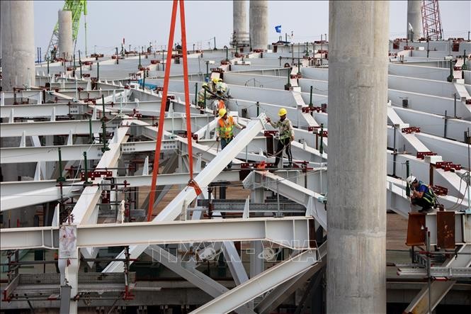 Đại công trường sân bay Long Thành thi công xuyên Tết ảnh 2