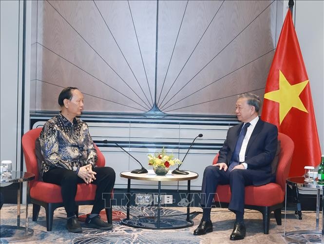 Tổng Bí thư Tô Lâm tiếp lãnh đạo các tập đoàn, doanh nghiệp lớn của Indonesia ảnh 1