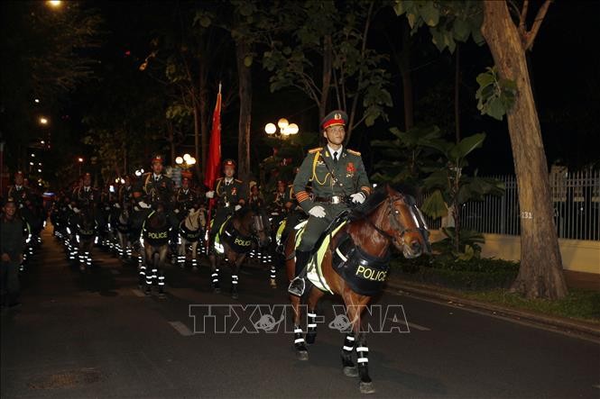 50 năm thống nhất đất nước: Tổng hợp luyện diễu binh, diễu hành lần thứ hai ảnh 10