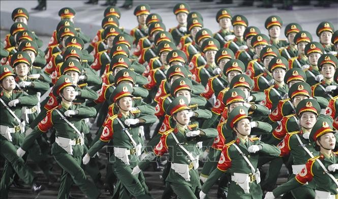 50 năm thống nhất đất nước: Tổng hợp luyện diễu binh, diễu hành lần thứ hai ảnh 7