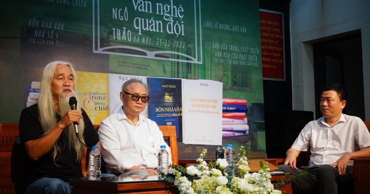 Nhà văn Ngô Thảo: Văn chương định hình con người theo nhu cầu thời đại ảnh 1