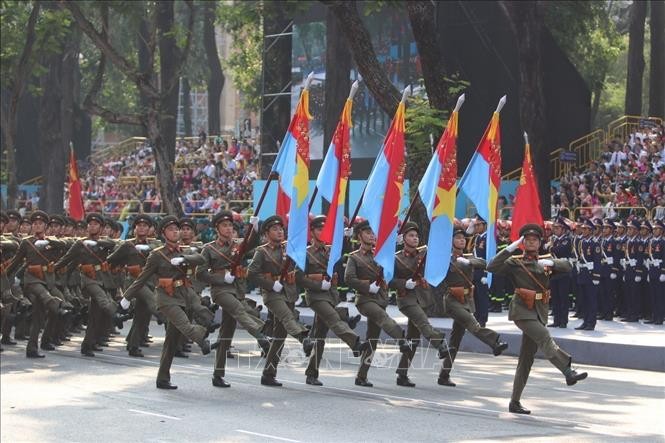 Lễ diễu binh, diễu hành kỷ niệm 50 năm Ngày Giải phóng miền Nam, thống nhất đất nước ảnh 6
