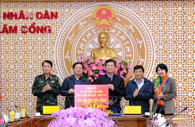 Phó Thủ tướng Hồ Quốc Dũng yêu cầu Lâm Đồng giải ngân nhanh 200 tỷ đồng hỗ trợ người dân sau mưa lũ ảnh 1