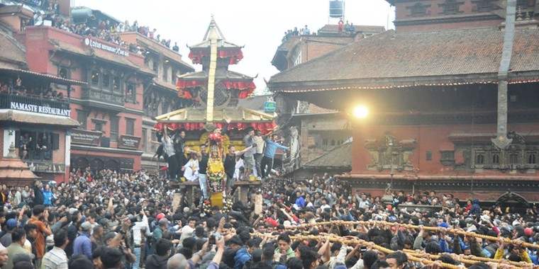 Người dân Nepal chào đón năm mới... 2082! ảnh 1