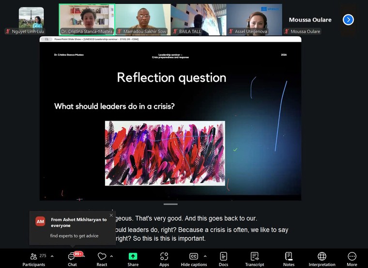 Đại diện Việt Nam tham dự hội thảo về lãnh đạo thanh niên trong mạng lưới Liên hiệp các Hội UNESCO Thế giới ảnh 1