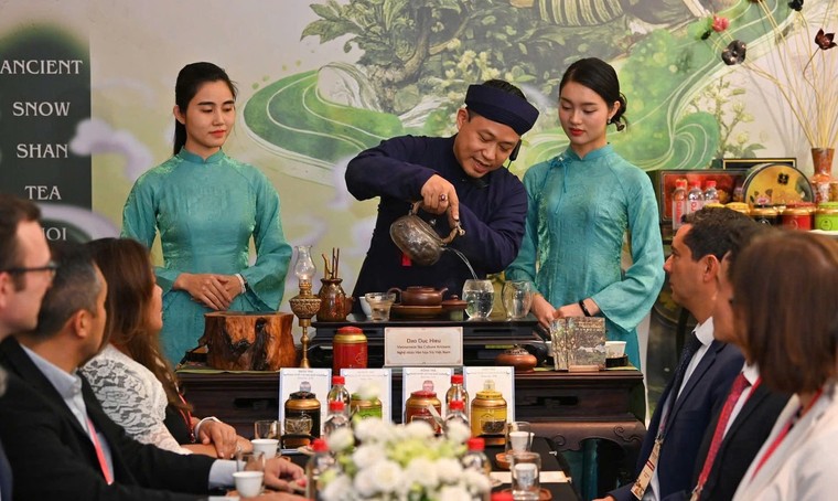 Văn hóa trà Việt tại Phiên họp Quan chức cấp cao Hiệp định CPTPP lần thứ nhất năm 2026 ảnh 1