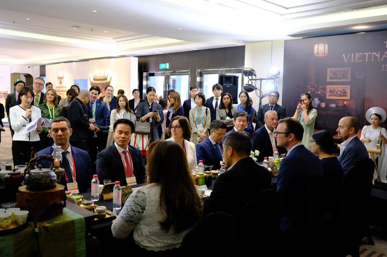 Văn hóa trà Việt tại Phiên họp Quan chức cấp cao Hiệp định CPTPP lần thứ nhất năm 2026 ảnh 3