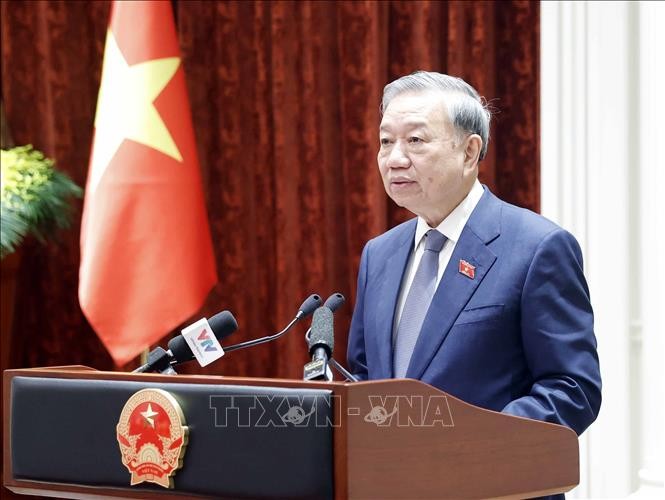 Tổng Bí thư, Chủ tịch nước Tô Lâm đề nghị tiếp tục đổi mới căn bản tư duy về công tác dân tộc và chính sách dân tộc ảnh 1