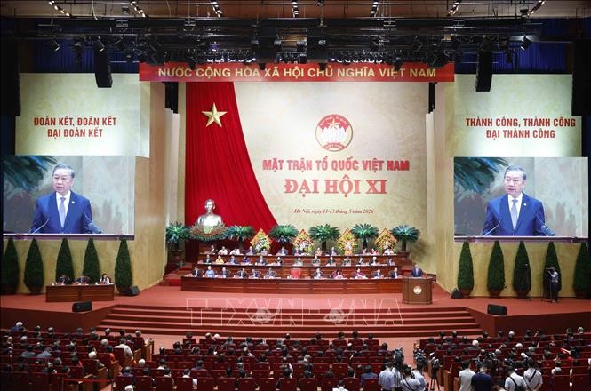 Tổng Bí thư, Chủ tịch nước Tô Lâm phát biểu chỉ đạo Đại hội XI Mặt trận Tổ quốc Việt Nam ảnh 4