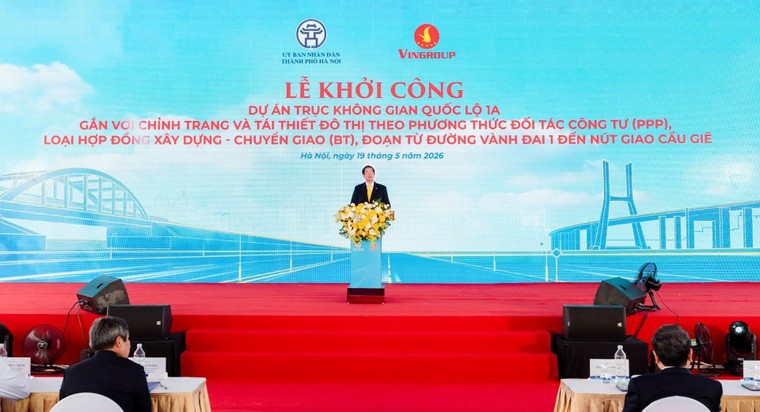 Khởi công dự án mở rộng quốc lộ 1A đoạn từ vành đai 1 đến nút giao Cầu Giẽ - kiến tạo trục giao thông hiện đại bậc nhất Việt Nam ảnh 2