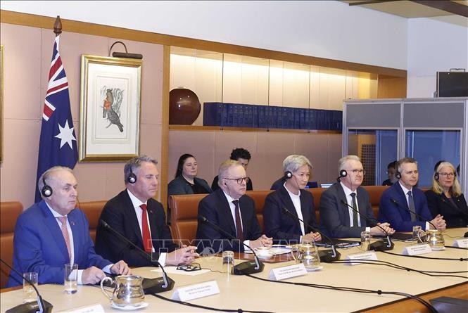 Tổng Bí thư, Chủ tịch nước Tô Lâm hội đàm với Thủ tướng Australia Anthony Albanese ảnh 1