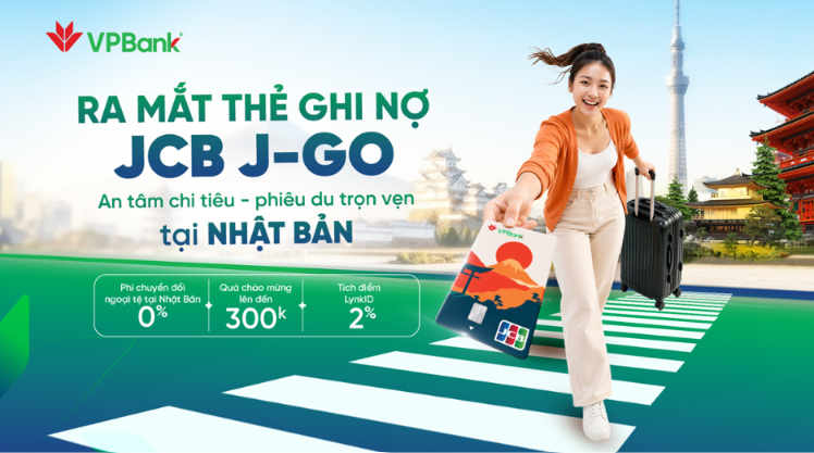 Thẻ ghi nợ quốc tế VPBank JCB J-Go: 0% phí chuyển đổi ngoại tệ tại Nhật Bản ảnh 1