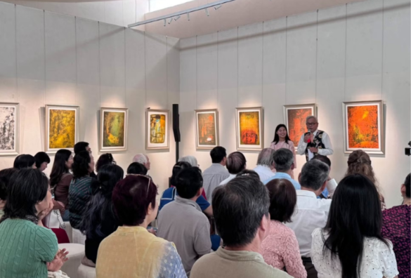 “Thiên nhiên cầu nguyện không lời” của cố danh họa Lê Bá Đảng lần đầu được giới thiệu tại Việt Nam ảnh 1