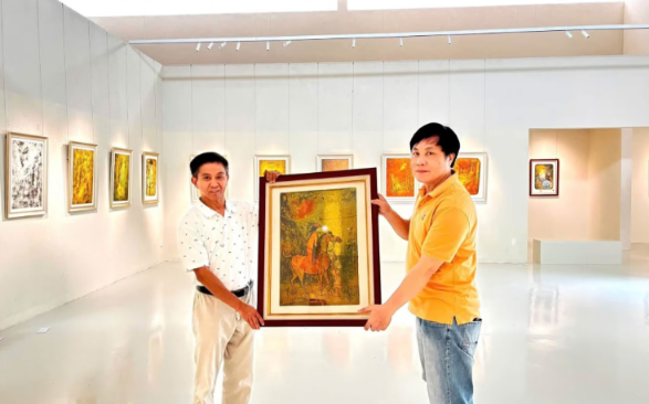 “Thiên nhiên cầu nguyện không lời” của cố danh họa Lê Bá Đảng lần đầu được giới thiệu tại Việt Nam ảnh 2