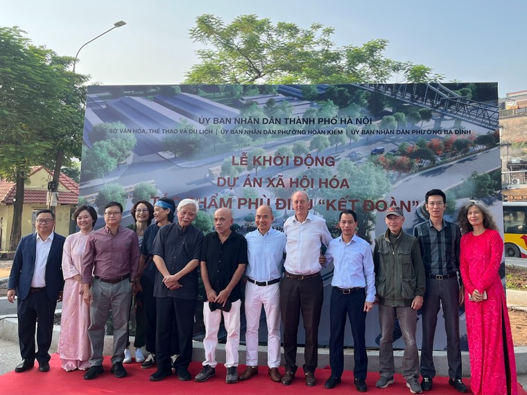 Hồi sinh ký ức đô thị Hà Nội qua dự án phục dựng phù Điêu “Kết đoàn” ảnh 1