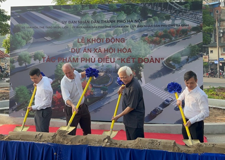 Hồi sinh ký ức đô thị Hà Nội qua dự án phục dựng phù Điêu “Kết đoàn” ảnh 2