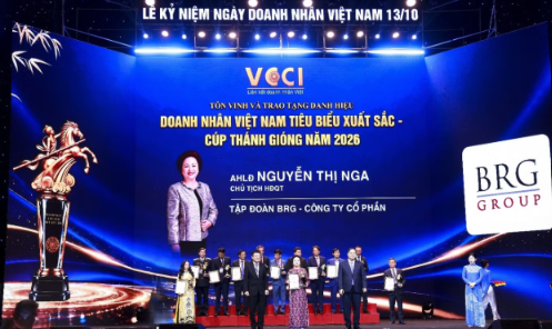 Anh hùng Lao động Nguyễn Thị Nga được vinh danh Doanh nhân Việt Nam tiêu biểu xuất sắc – Cúp Thánh Gióng năm 2026 ảnh 1