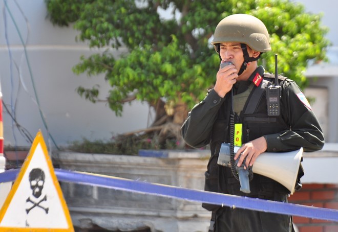 Diễn tập chống khủng bố ở nhà máy lọc dầu Dung Quất ảnh 9