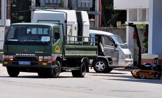 Diễn tập chống khủng bố ở nhà máy lọc dầu Dung Quất ảnh 10