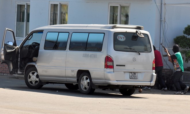 Diễn tập chống khủng bố ở nhà máy lọc dầu Dung Quất ảnh 2