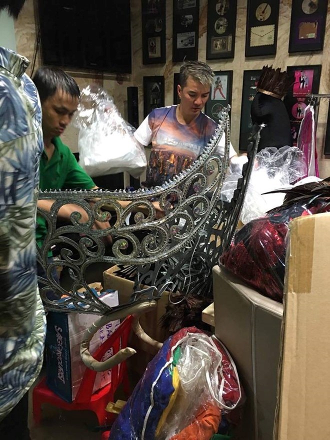 Biệt thự 3 triệu USD của Mr. Đàm bị ngập sâu sau mưa lớn ảnh 1