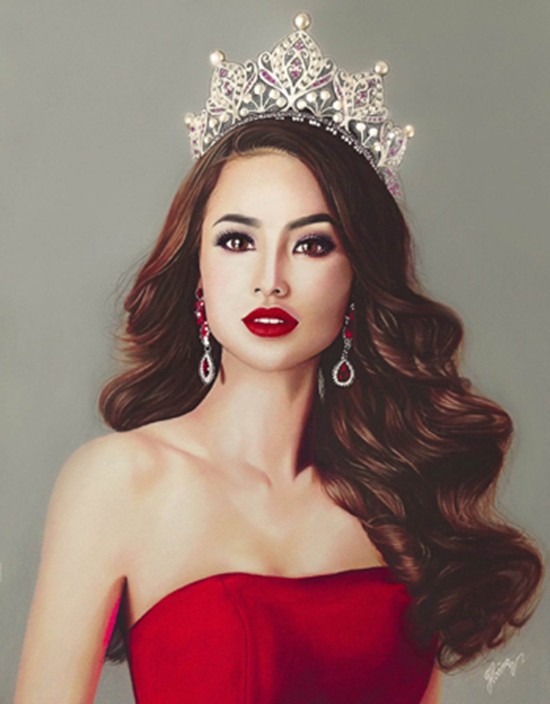 Chàng trai 16 tuổi chuyên vẽ chân dung sao Việt ảnh 2