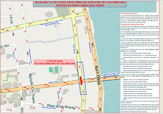 Cầu quay sông Hàn lưu thông một chiều khi xây hầm chui ảnh 1