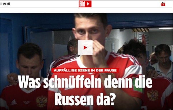 Báo chí Đức cáo buộc đội tuyển Nga 'chơi bẩn' tại World Cup ảnh 1