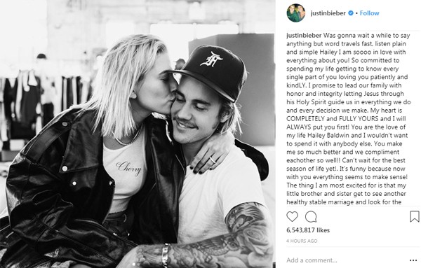 Justin Bieber khẳng định không muốn cưới ai khác ngoài Hailey Baldwin ảnh 1