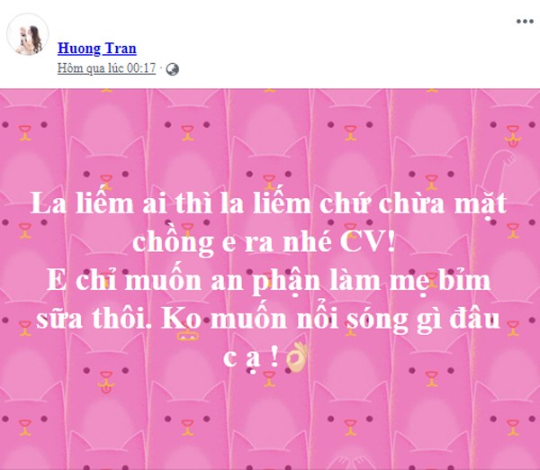 Vợ Việt Anh liên tục 'dằn mặt' Quế Vân trên mạng xã hội ảnh 2