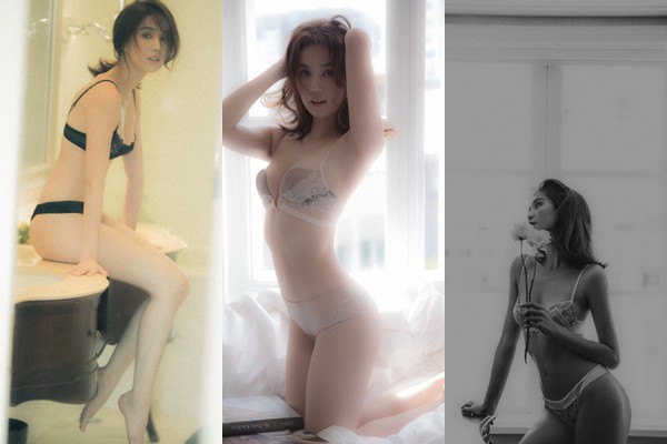 Bị chê ngực lép, Ngọc Trinh tung bộ ảnh sexy khẳng định là 'nữ hoàng nội y' ảnh 9